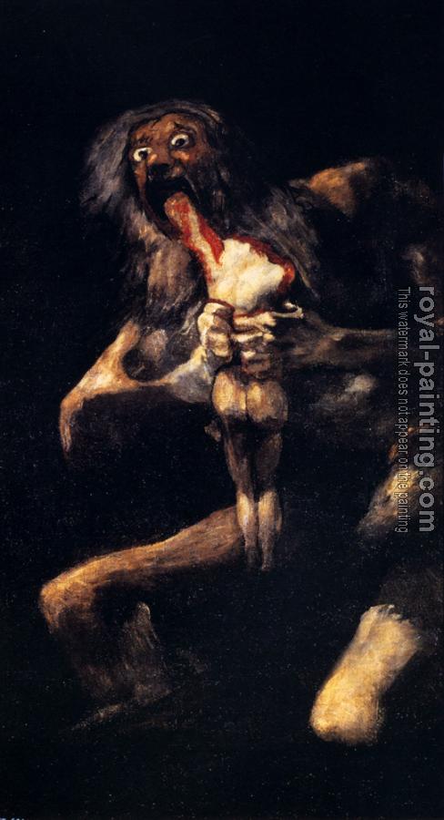 Francisco De Goya : Saturn Devouring His Sons